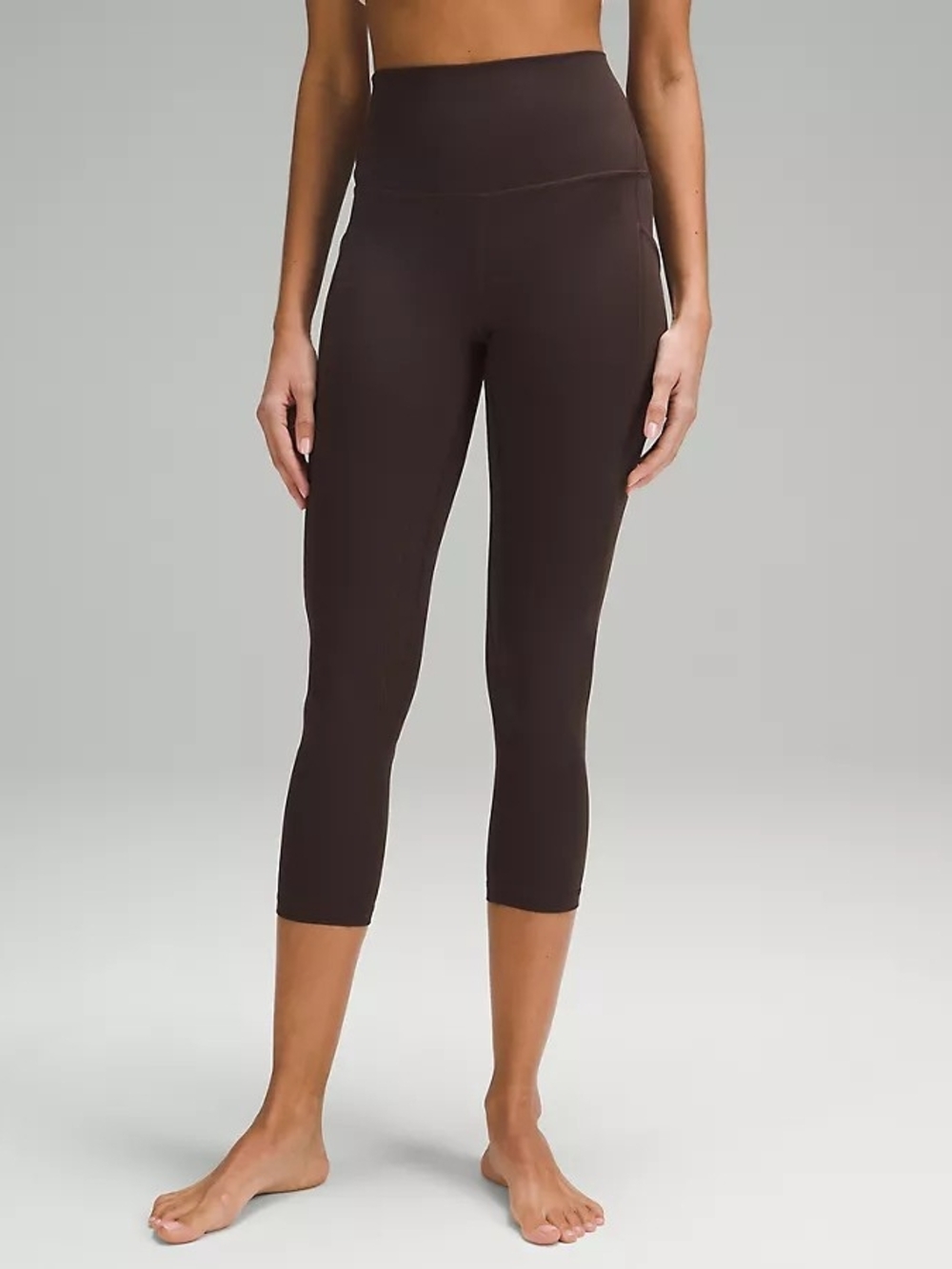 lululemon athletica High-Rise Brown Capri Leggings